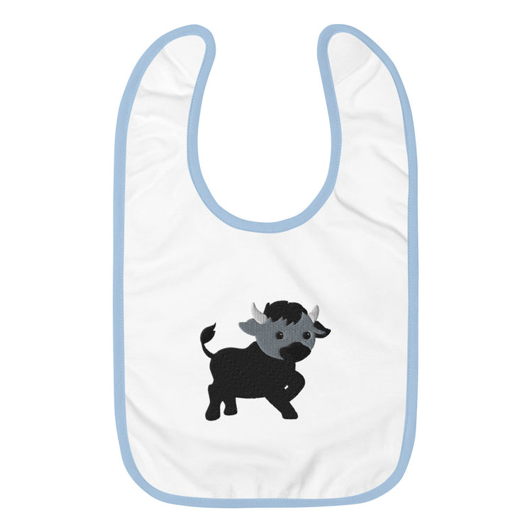 Bavoir Lacornador® brodé Petit taureau