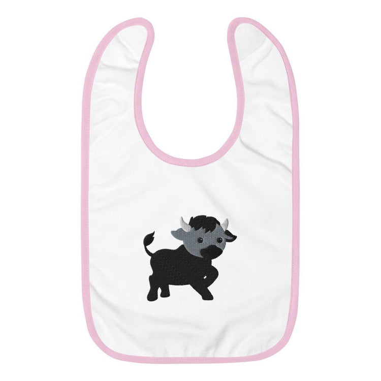 Lacornador® embroidered bib Little bull