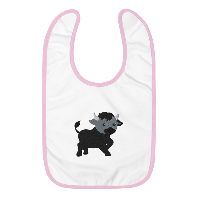 Bavoir Lacornador® brodé Petit taureau