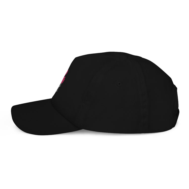 Casquette enfant brodée Lacornador® Petit flamant rose