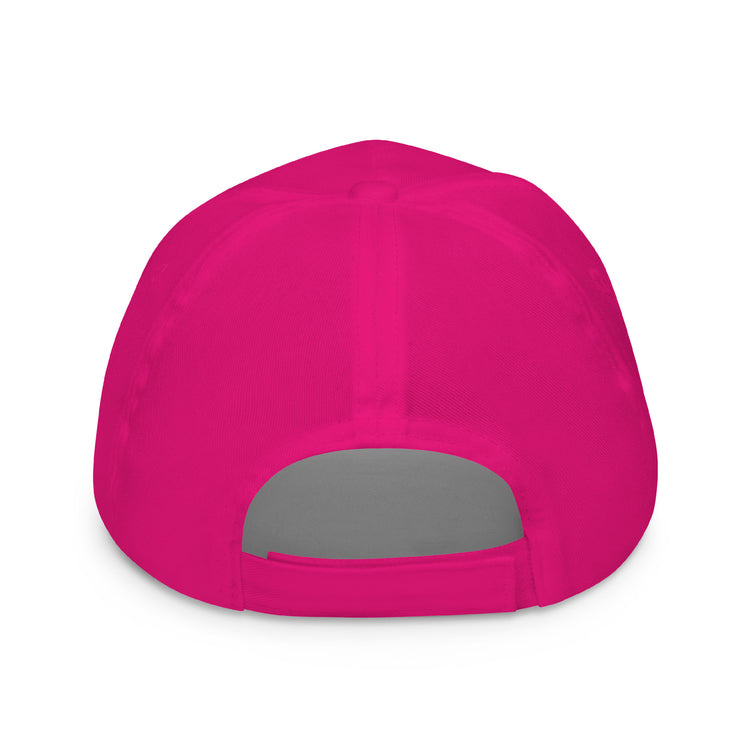 Casquette fuschia enfant brodée Lacornador® Petite mouette