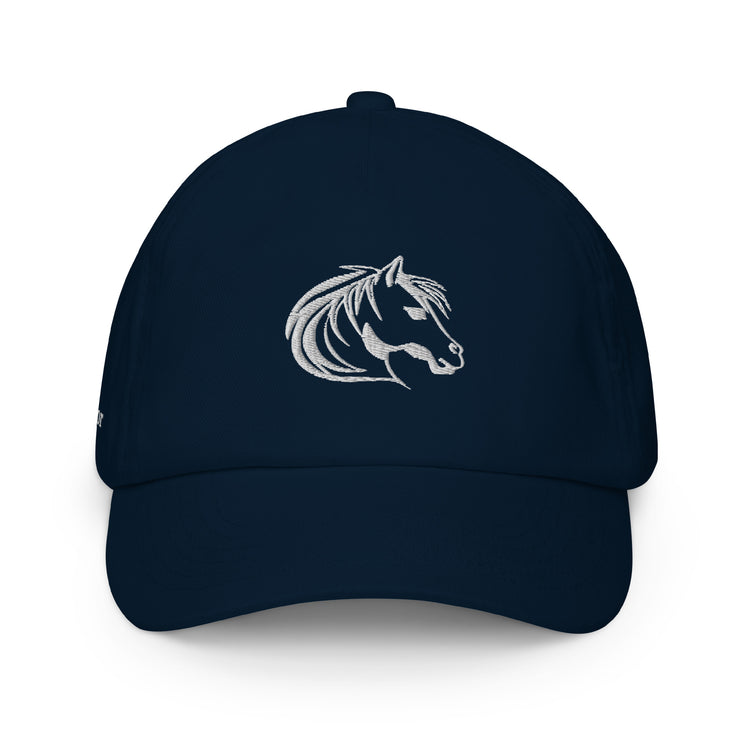 Casquette enfant brodée Lacornador® Tête de cheval