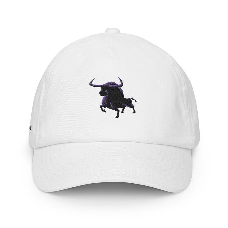 Casquette blanche enfant Lacornador® brodée Toro