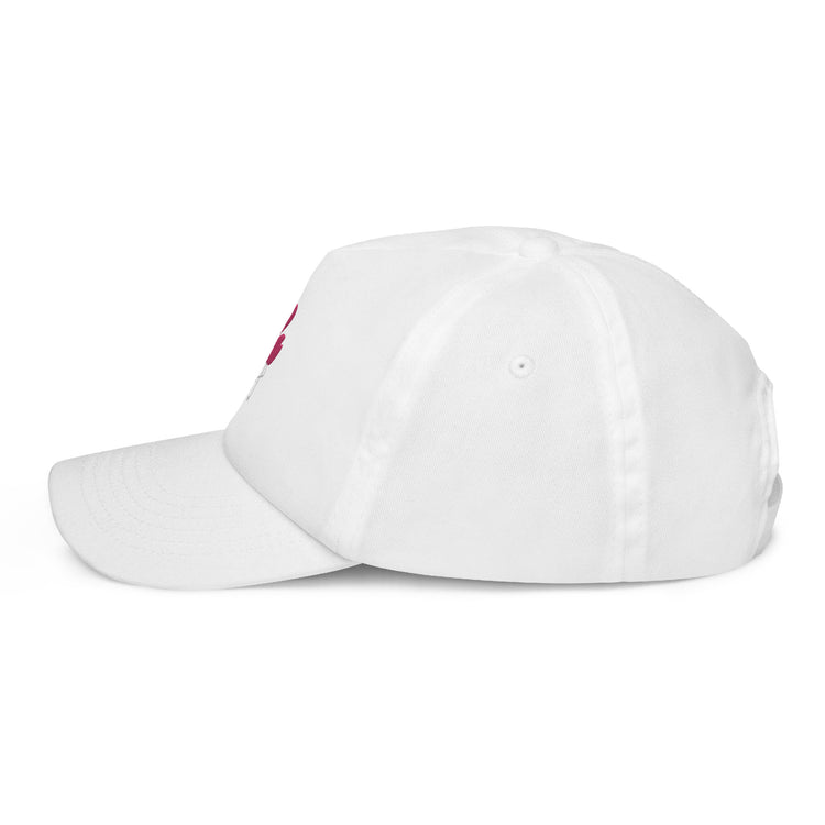 Casquette enfant brodée Lacornador® Petit flamant rose
