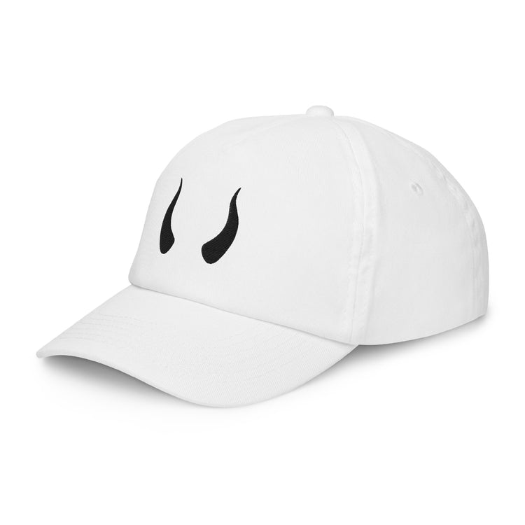 Casquette blanche enfant brodée Lacornador®