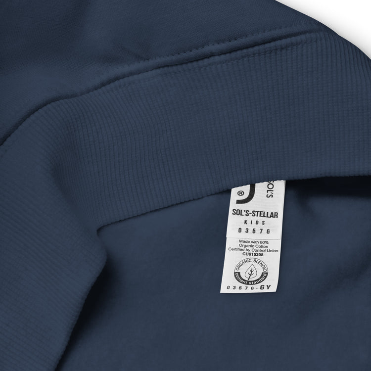 Sweat-shirt à capuche écologique brodé Lacornador® Camarguaise de mère en fille