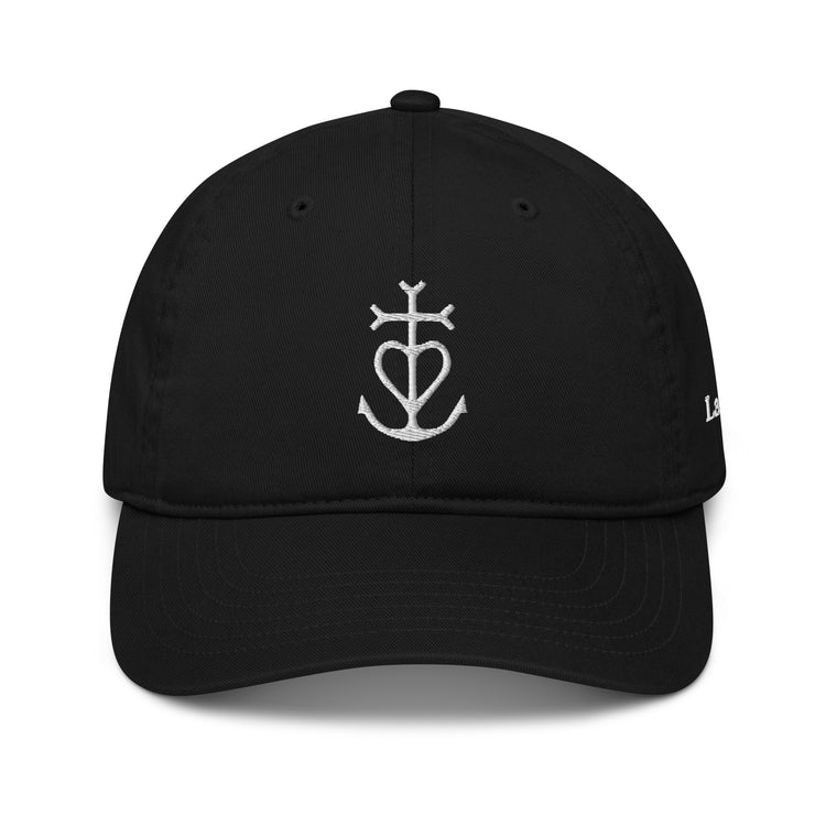 Casquette Lacornador® brodée 100% coton biologique Croix de Camargue