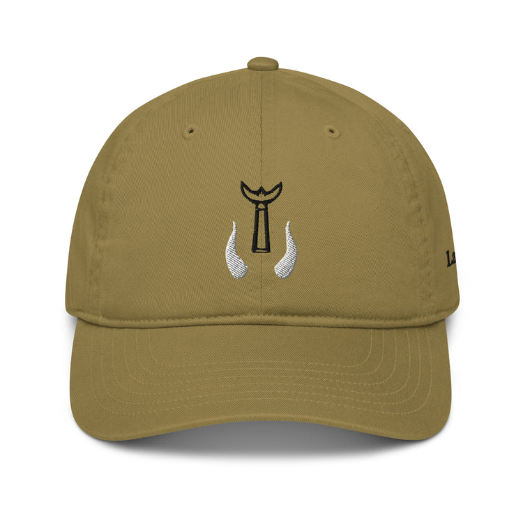 Casquette Lacornador® brodée 100% coton biologique Trident et Cornes