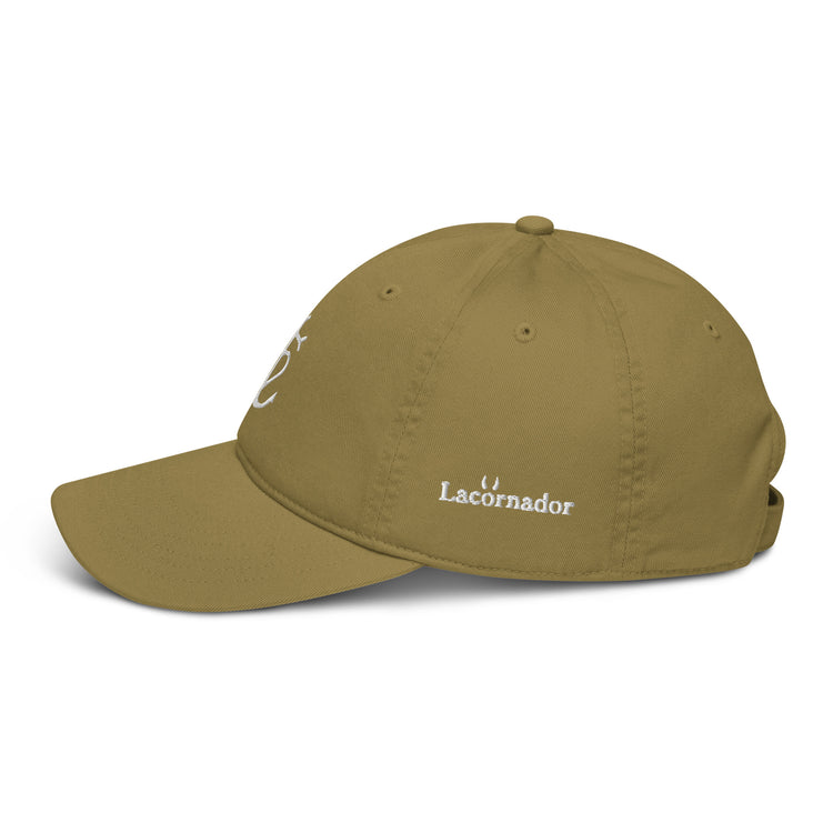 Casquette Lacornador® brodée 100% coton biologique Croix de Camargue