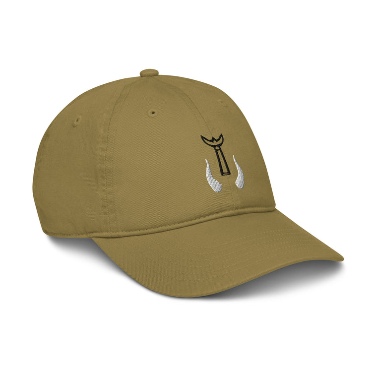 Casquette Lacornador® brodée 100% coton biologique Trident et Cornes