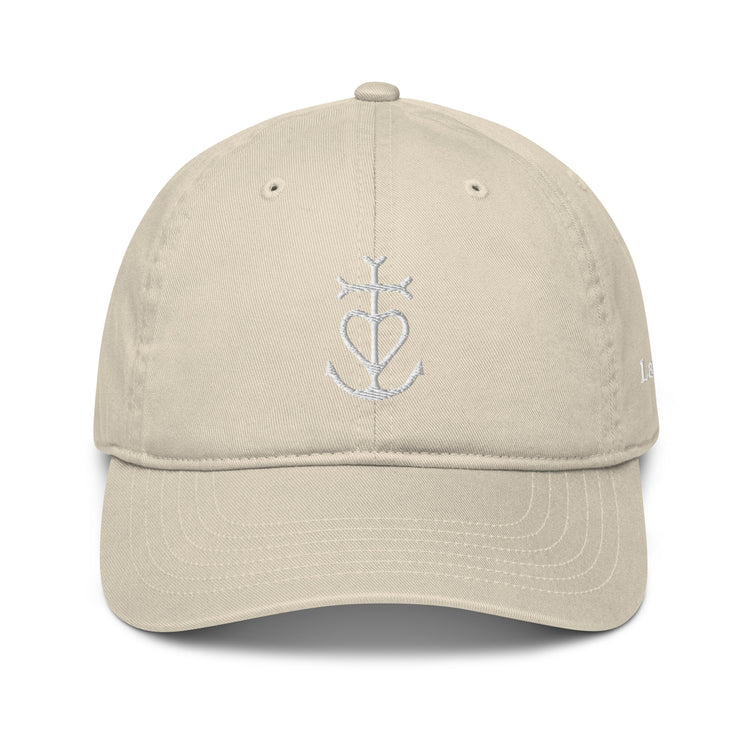 Casquette Lacornador® brodée 100% coton biologique Croix de Camargue