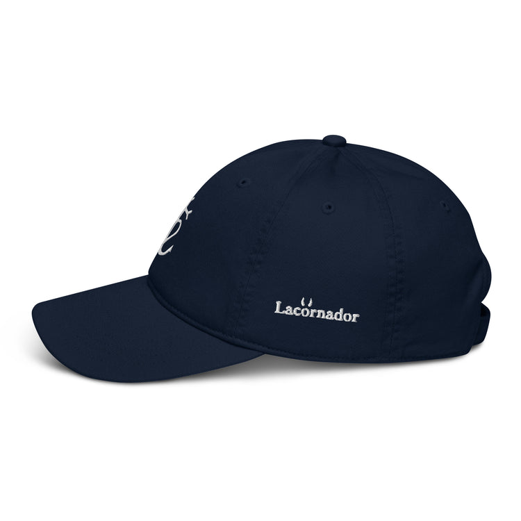 Casquette Lacornador® brodée 100% coton biologique Croix de Camargue
