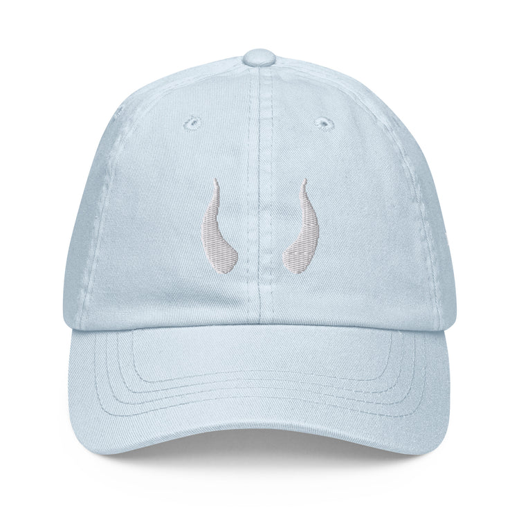 Casquette brodée Lacornador® bleu Ciel pastel