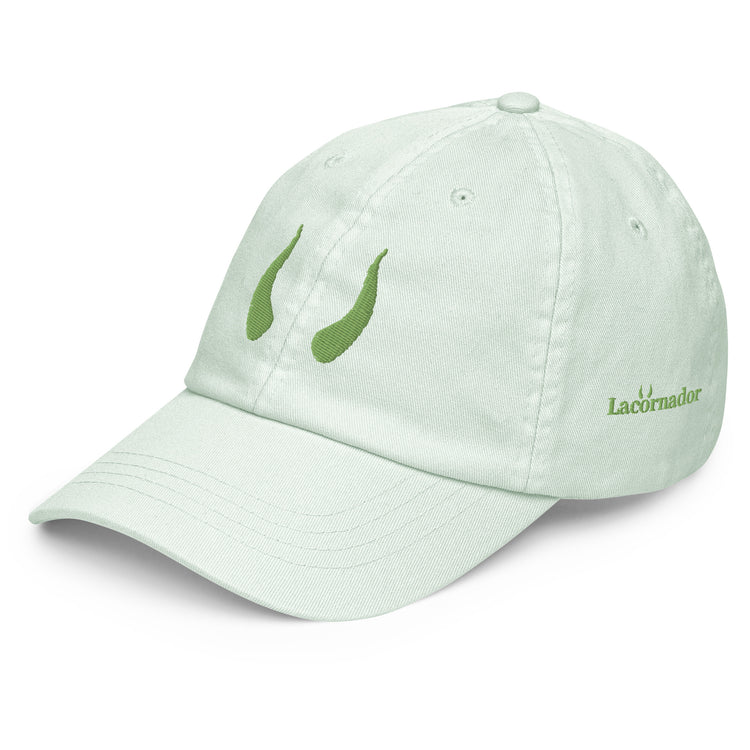 Casquette brodée Lacornador® vert menthe pastel