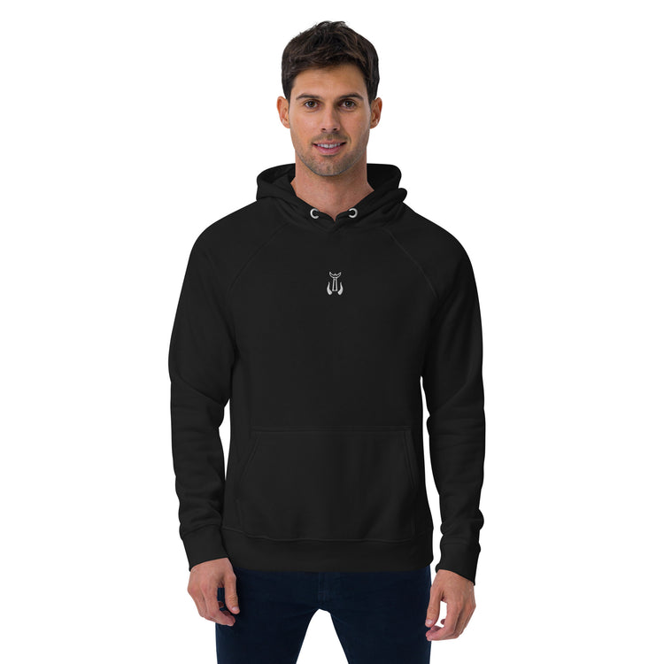 Sweat à capuche mixte en coton biologique Lacornador® Trident Camarguais