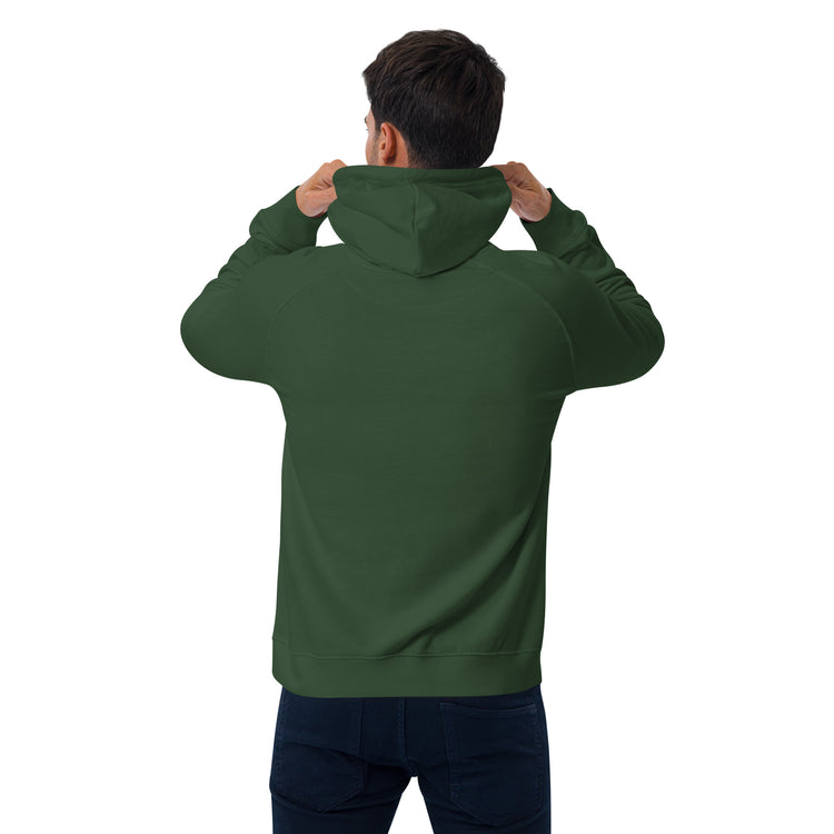 Sweat à capuche mixte en coton biologique Lacornador® Trident Camarguais