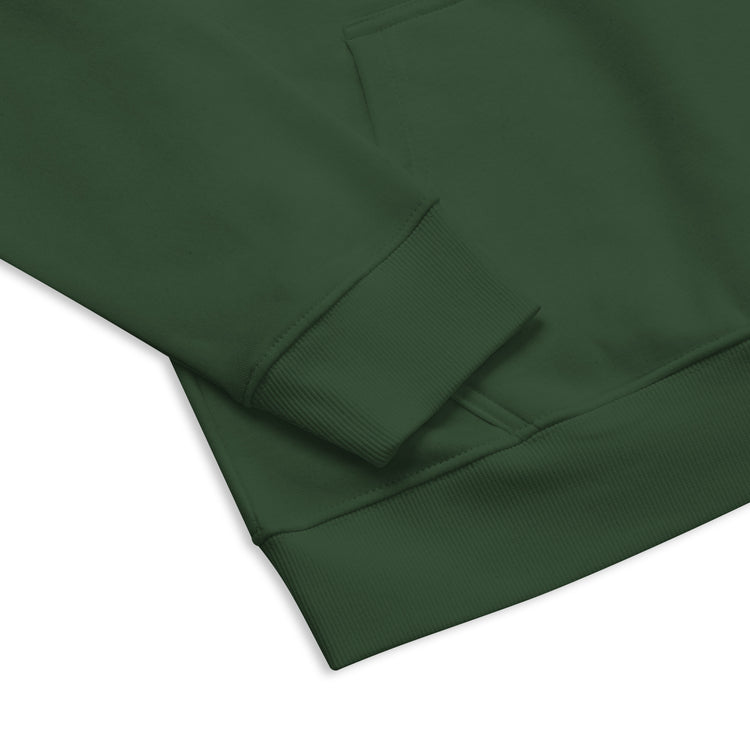Sweat à capuche mixte en coton biologique Lacornador® Trident Camarguais