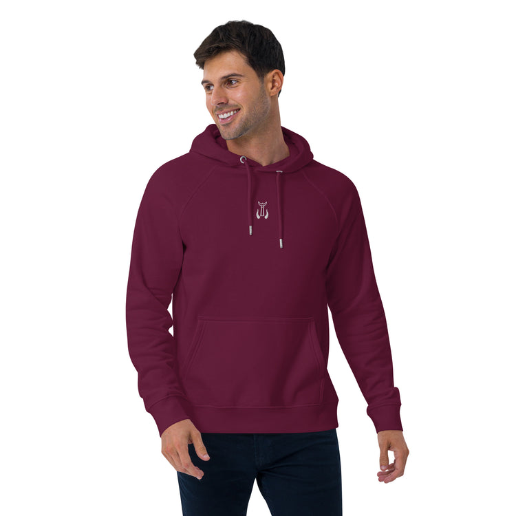 Sweat à capuche mixte en coton biologique Lacornador® Trident Camarguais