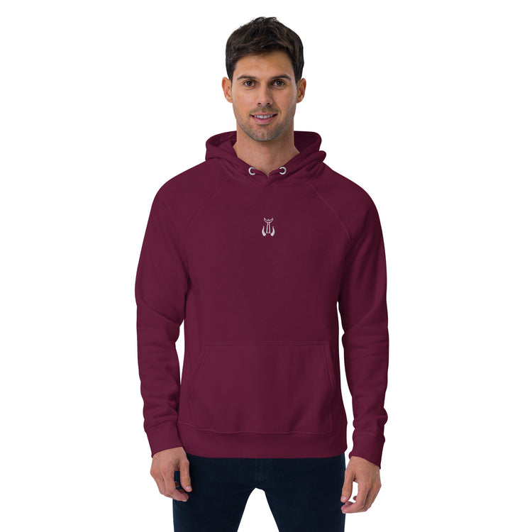 Sweat à capuche mixte en coton biologique Lacornador® Trident Camarguais