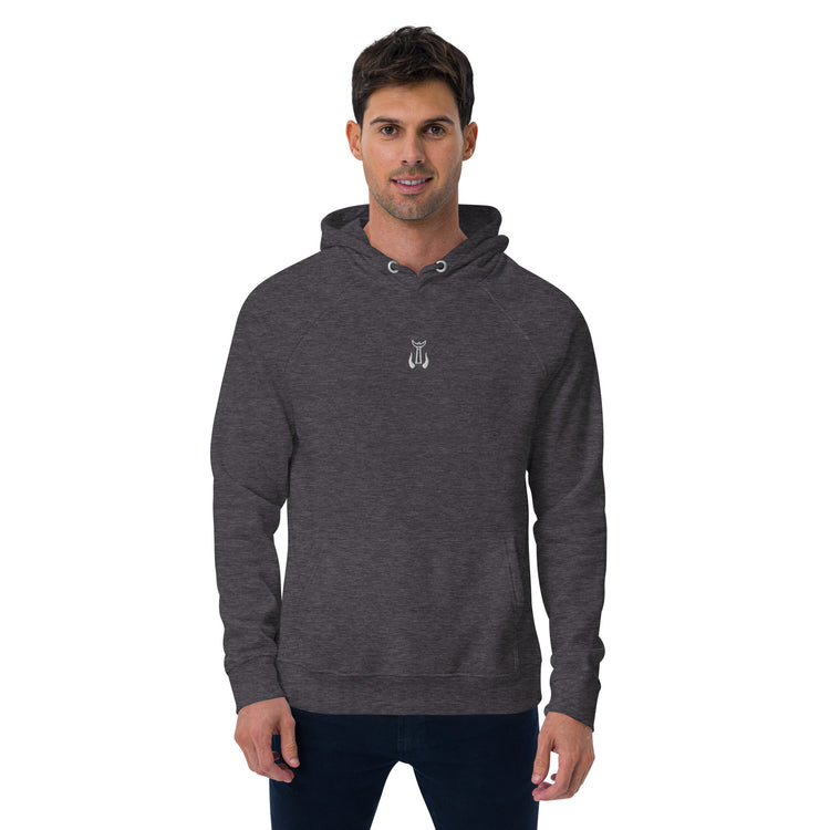 Sweat à capuche mixte en coton biologique Lacornador® Trident Camarguais
