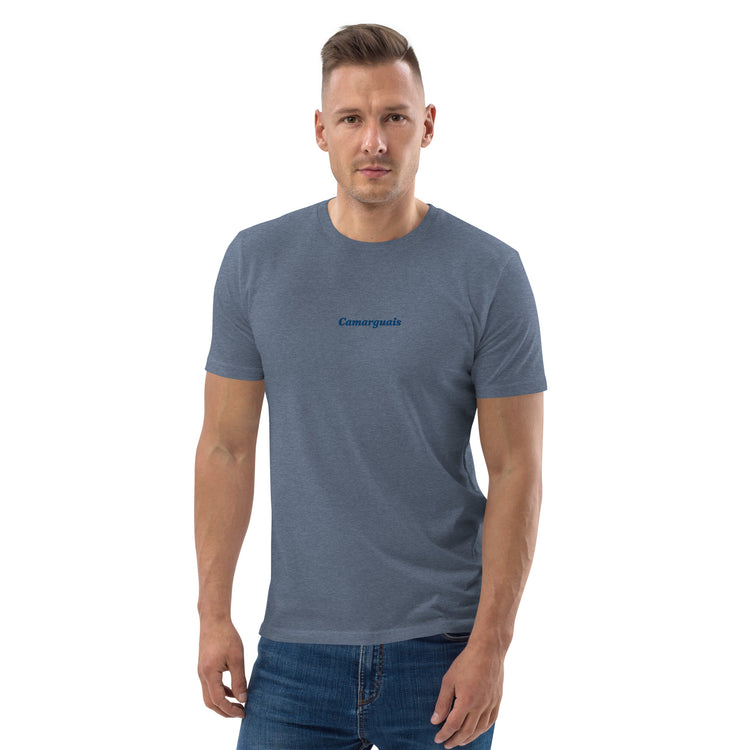 Tee-shirt coton bio brodé Lacornador® Camarguais