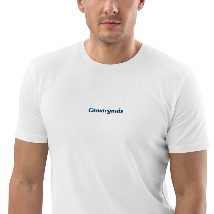 Tee-shirt coton bio brodé Lacornador® Camarguais