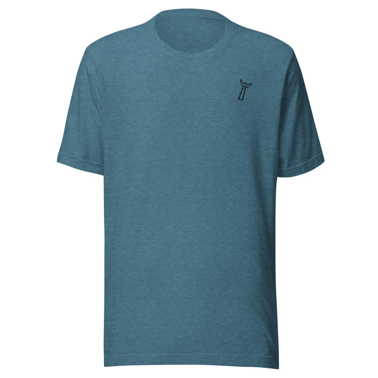 Tee-shirt brodé Lacornador® Trident de gardian camarguais