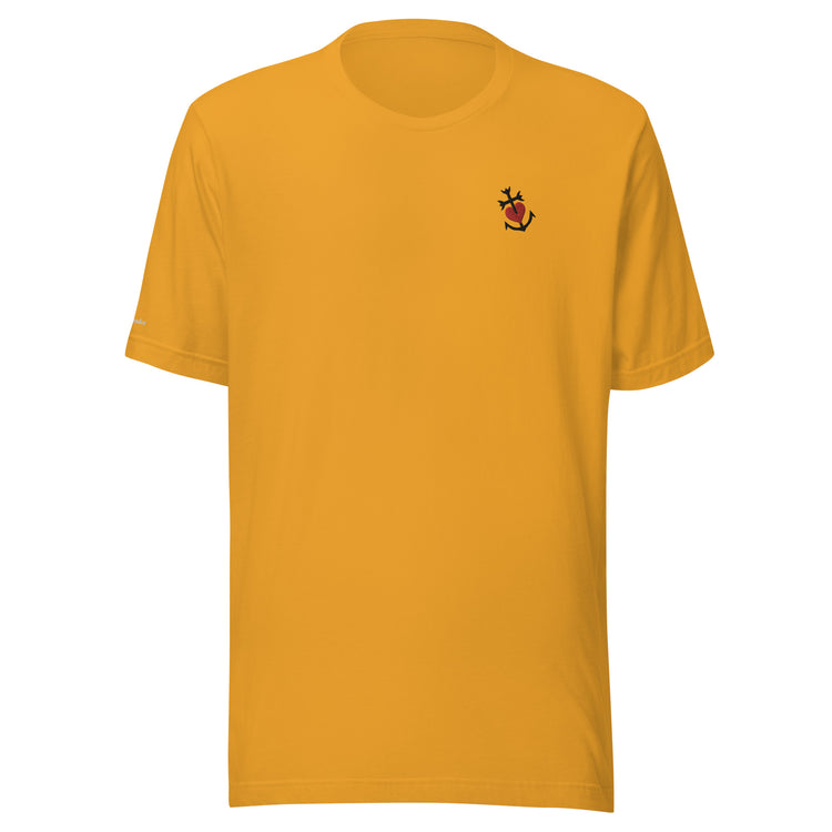 Tee-shirt mixte Lacornador® brodé Croix Camarguaise