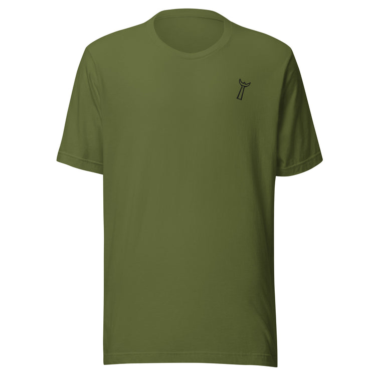Tee-shirt brodé Lacornador® Trident de gardian camarguais