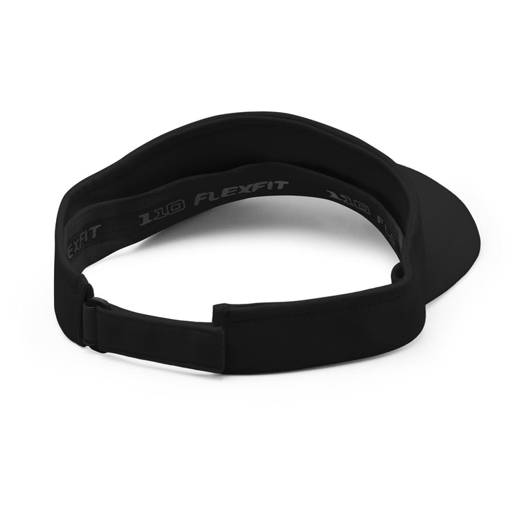 Visière noire brodée vieil or Lacornador®