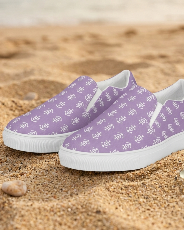 Tennis en toile Saladelle motifs Croix de Camargue