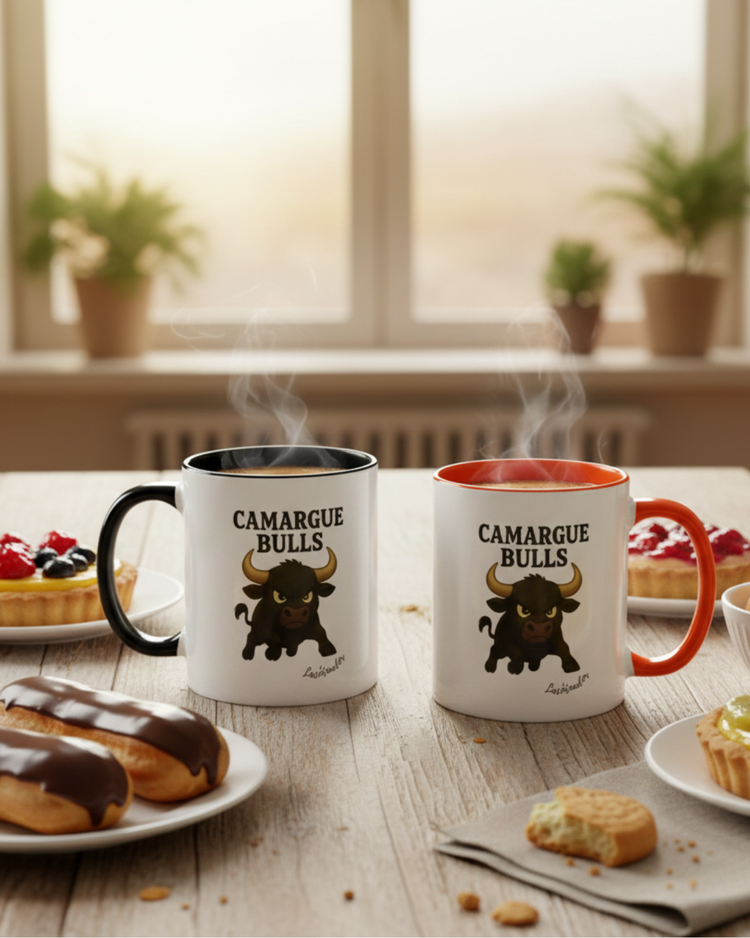 Mug "Camargue Bulls" Lacornador®