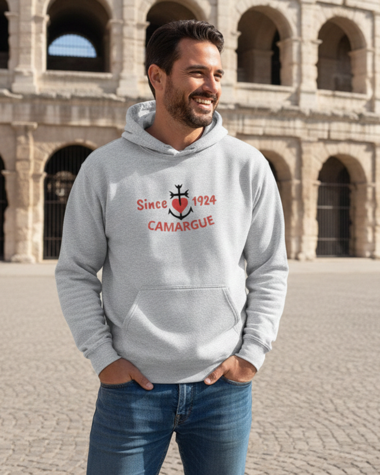 Sweat à capuche " Since 1924" Camargue