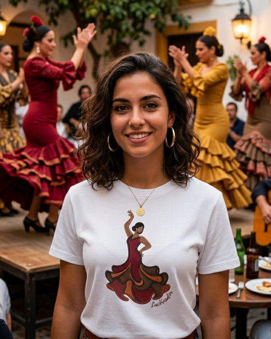 Tee-shirt Femme "Danseuse Flamenco"