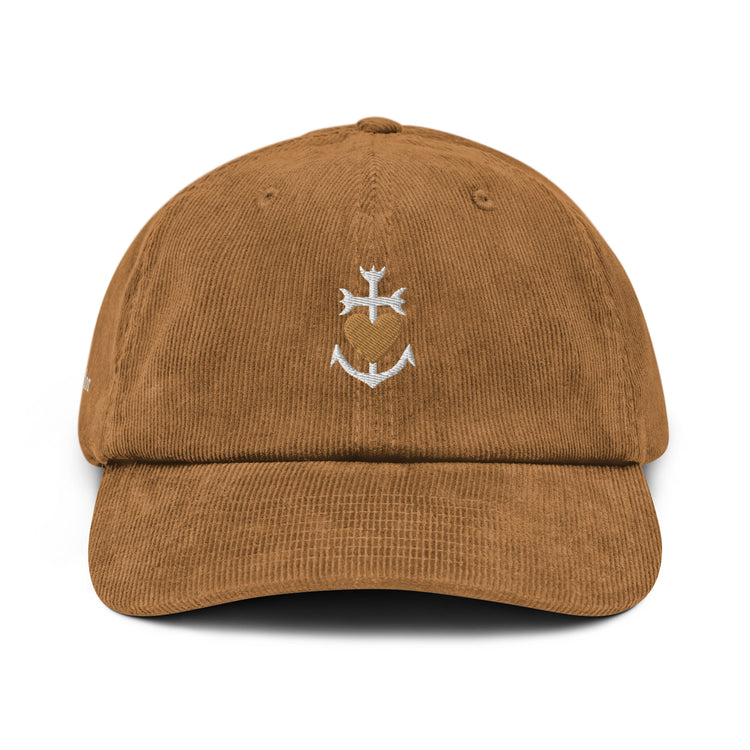 Casquette en velours brodée Croix de Camargue ⚓️❤️🔱