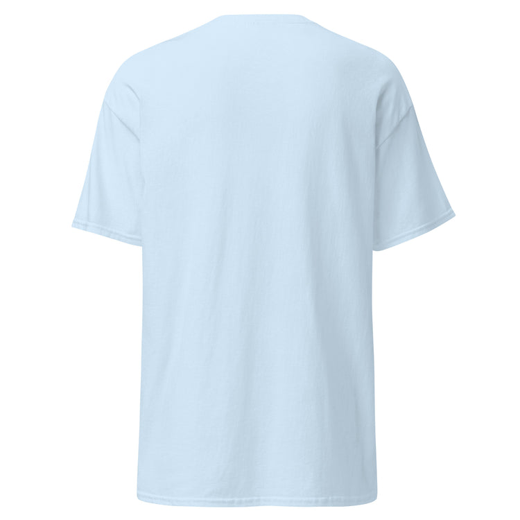 Tee-shirt classique collection bleue Lacornador® Croix Camarguaise brodée