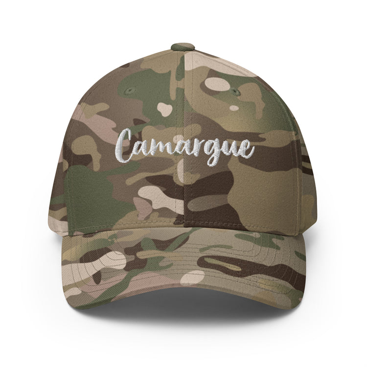 Casquette camouflage en Sergé Lacornador® Camargue