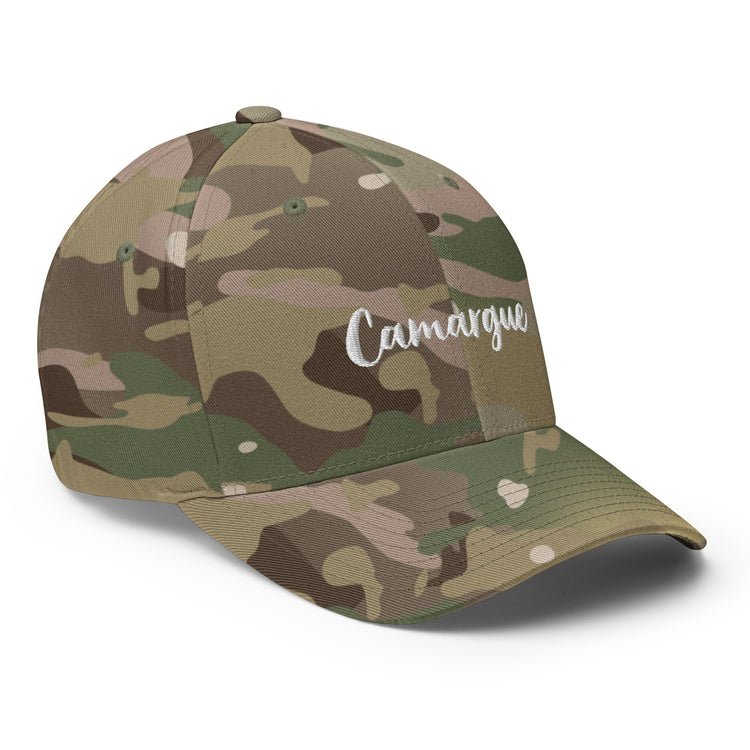 Casquette camouflage en Sergé Lacornador® Camargue