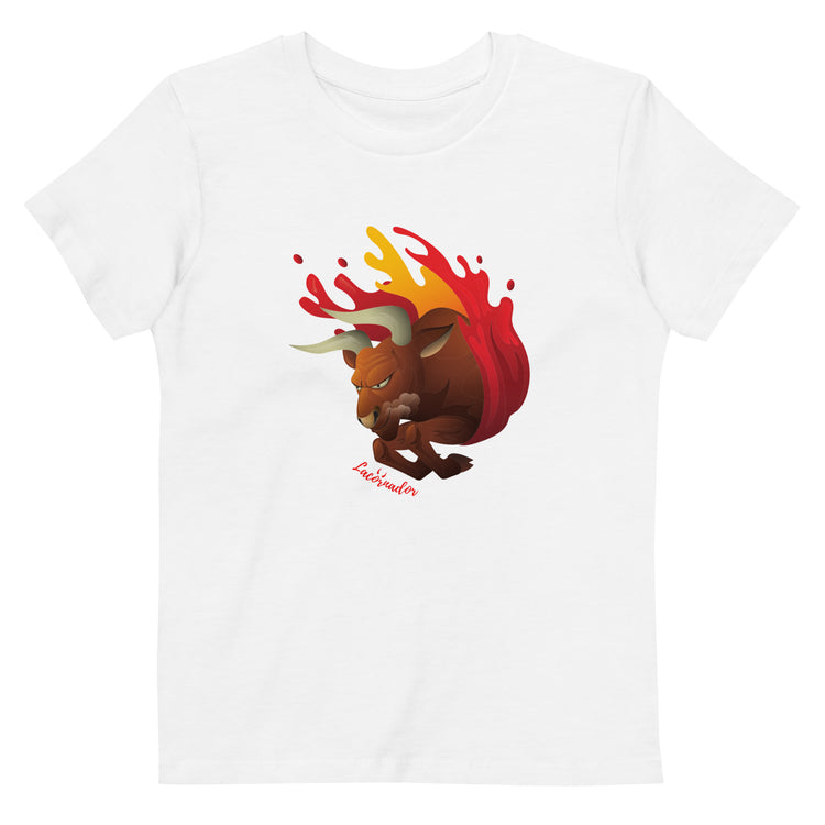 Tee-shirt Lacornador® coton bio Taureau de feu